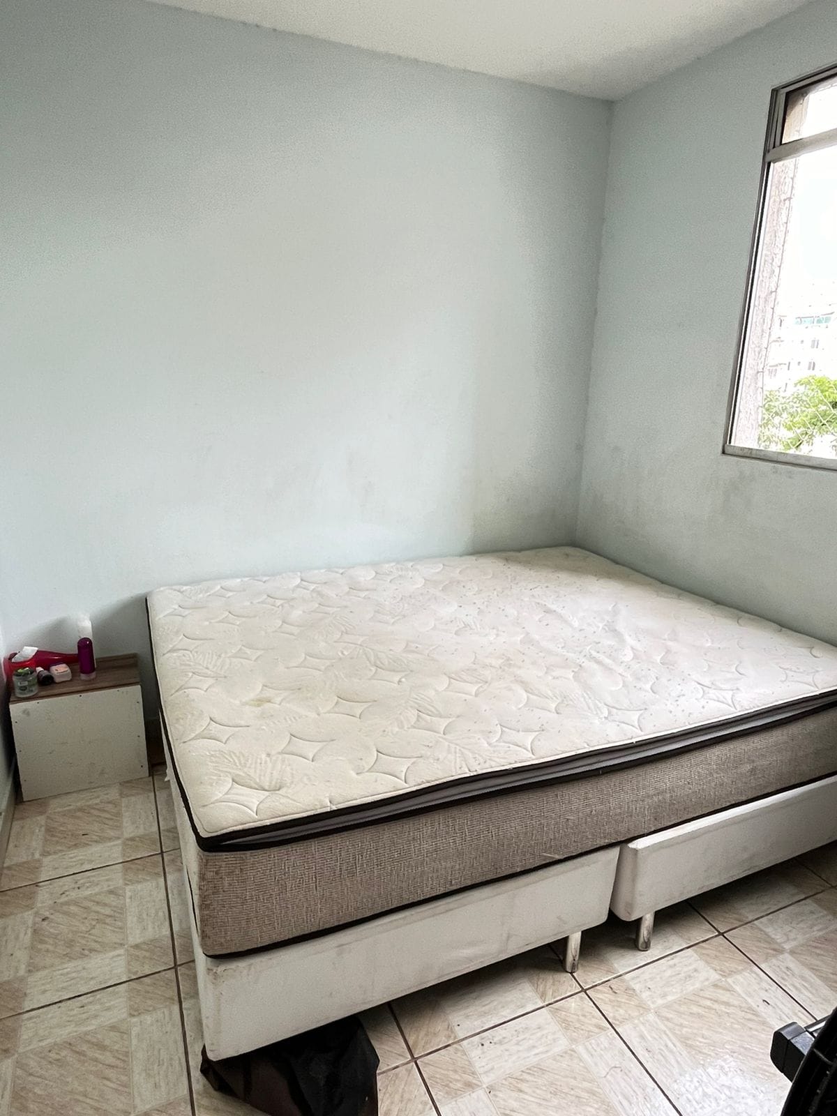 Colchão depois da limpeza